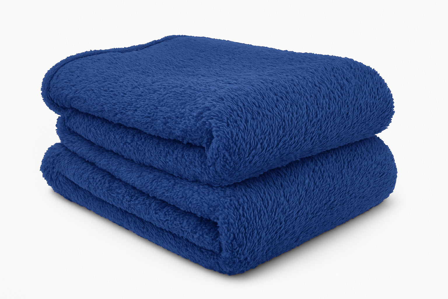Teddy Fleece Throw (Blue)