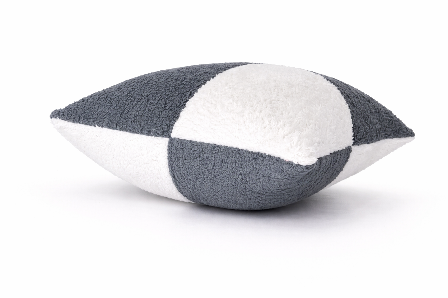 Teddy Fleece Square Check Cushion Covers (Multiple Colours, 45cm x 45cm)