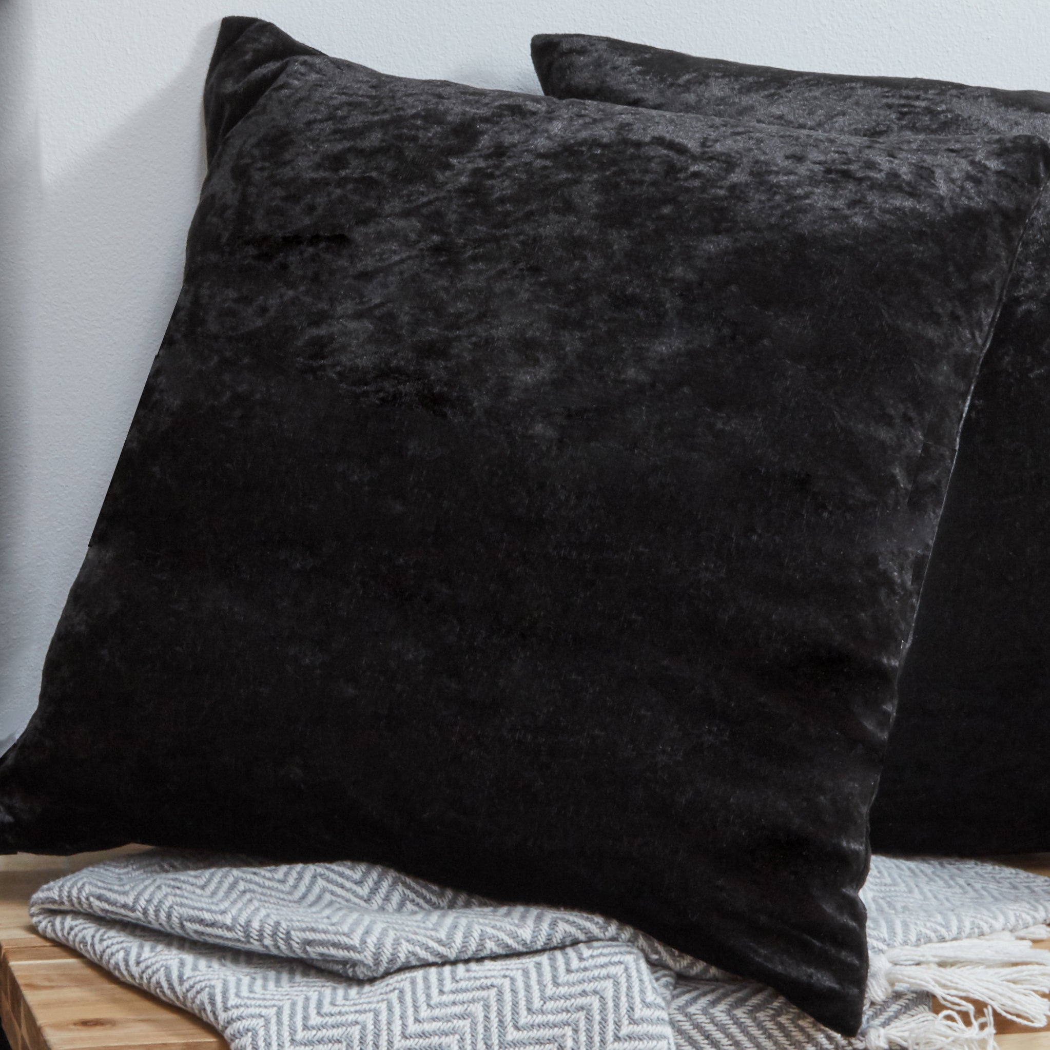 Crushed Velvet Cushion Covers 18 x 18"