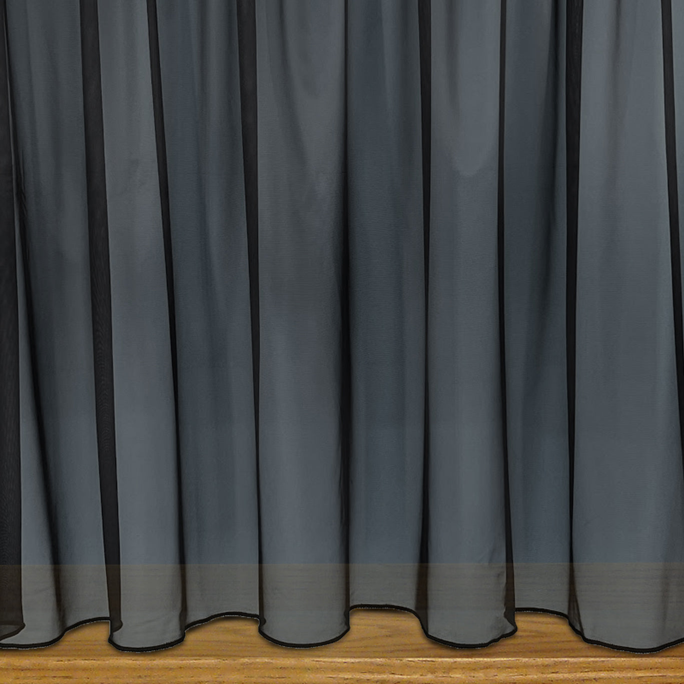 Denise Net Curtains (Black)
