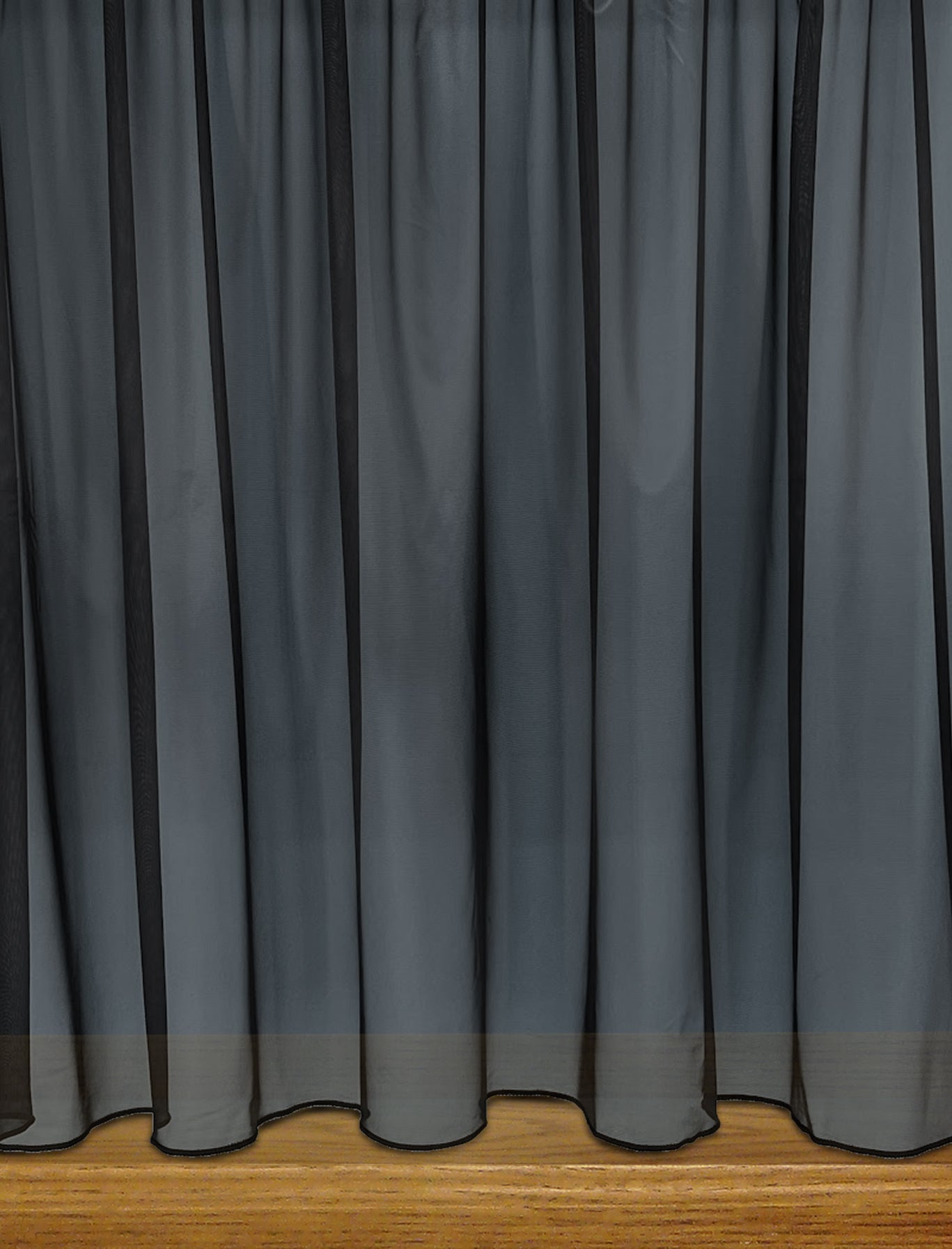 Denise Net Curtains (Black)
