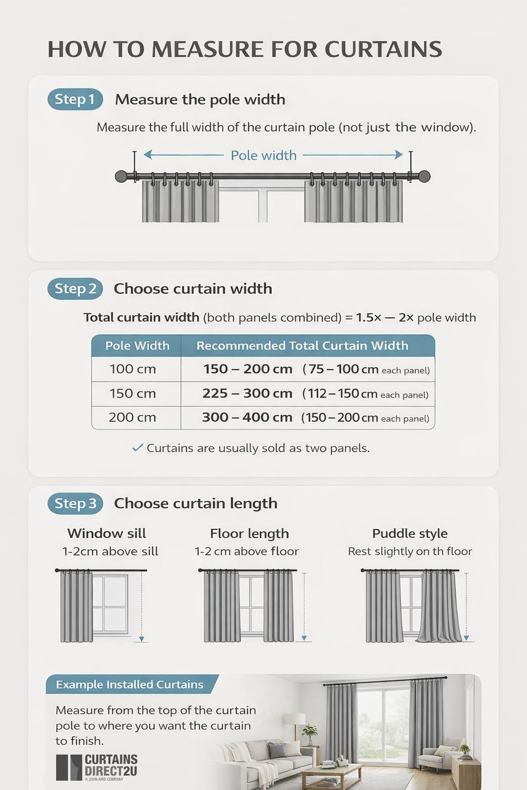 Thermal Blackout Ready Made Eyelet Curtains + Tie Backs (Navy)