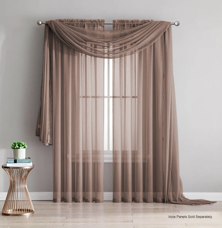 'Voile Scarf' Mocha