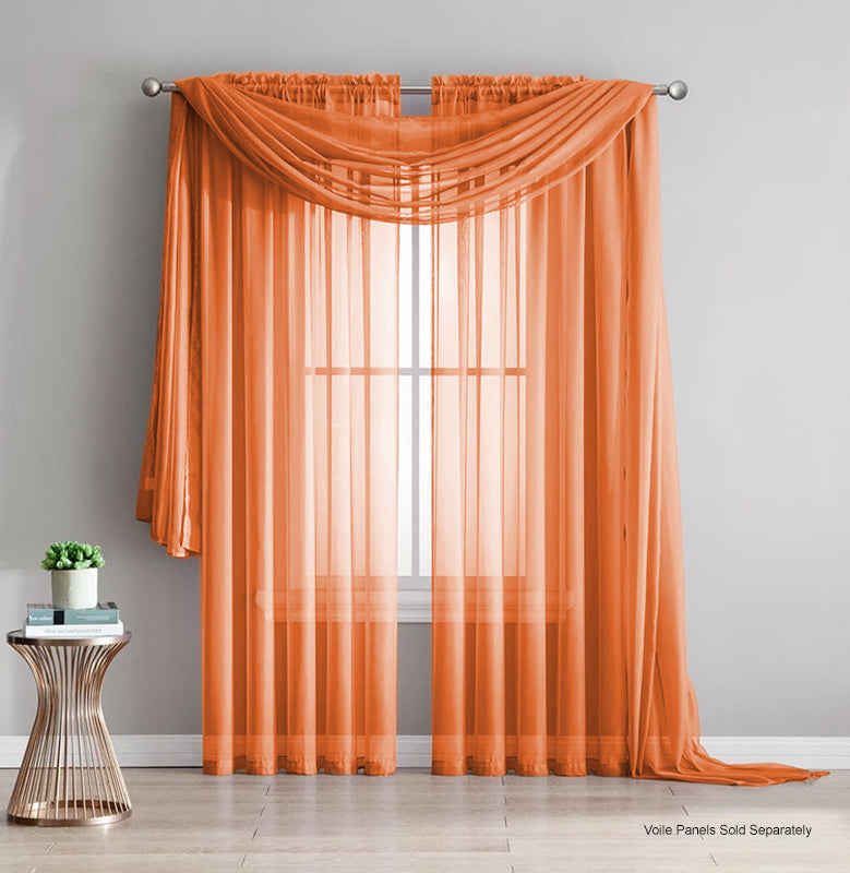 'Voile Scarf' Orange