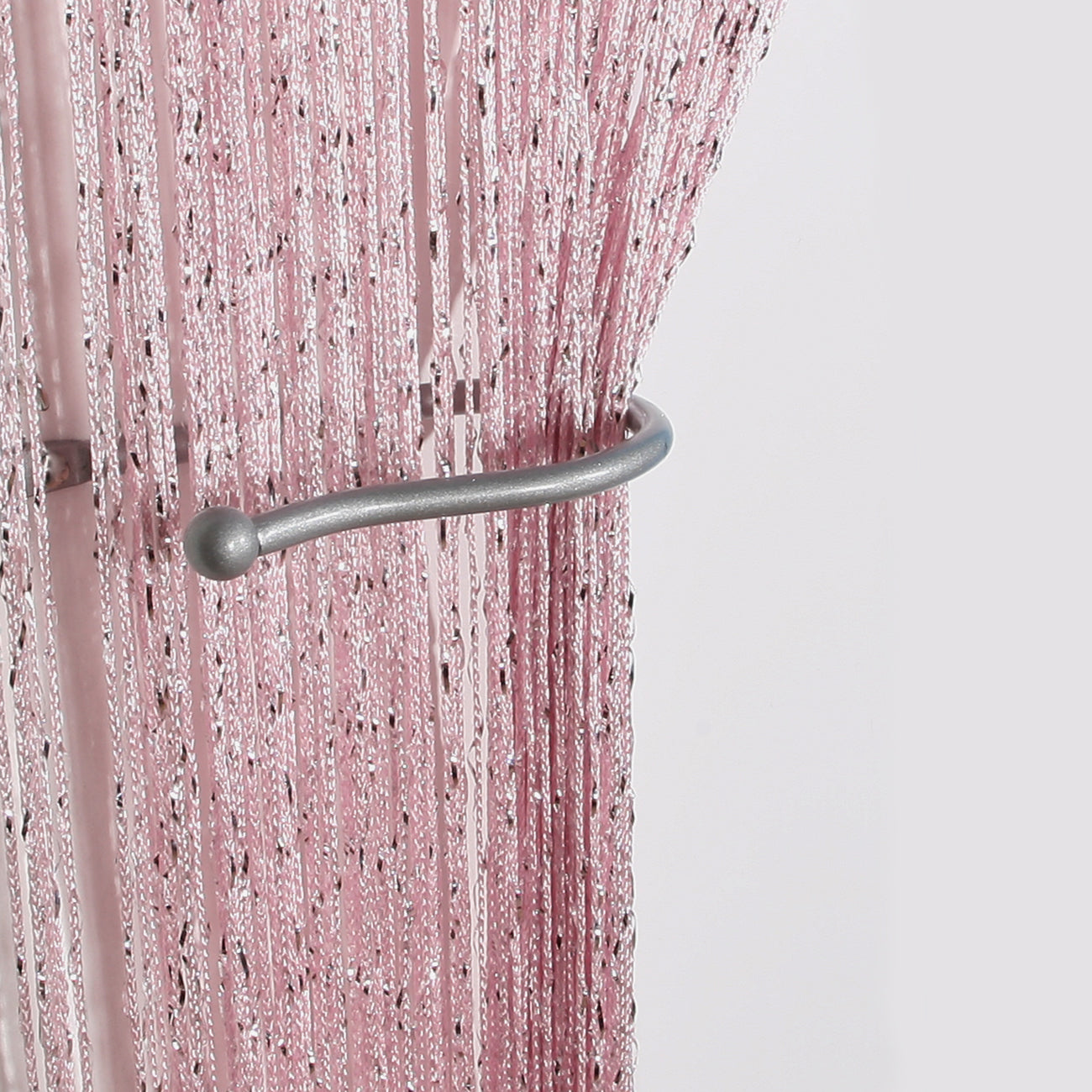 'Jazz Glitter String Curtain Panel' Pink