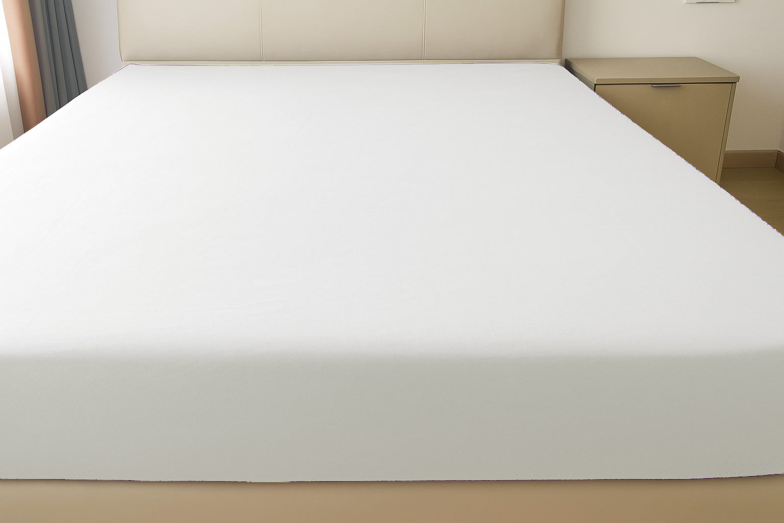 Microfibre Fitted Bed Sheet (White)