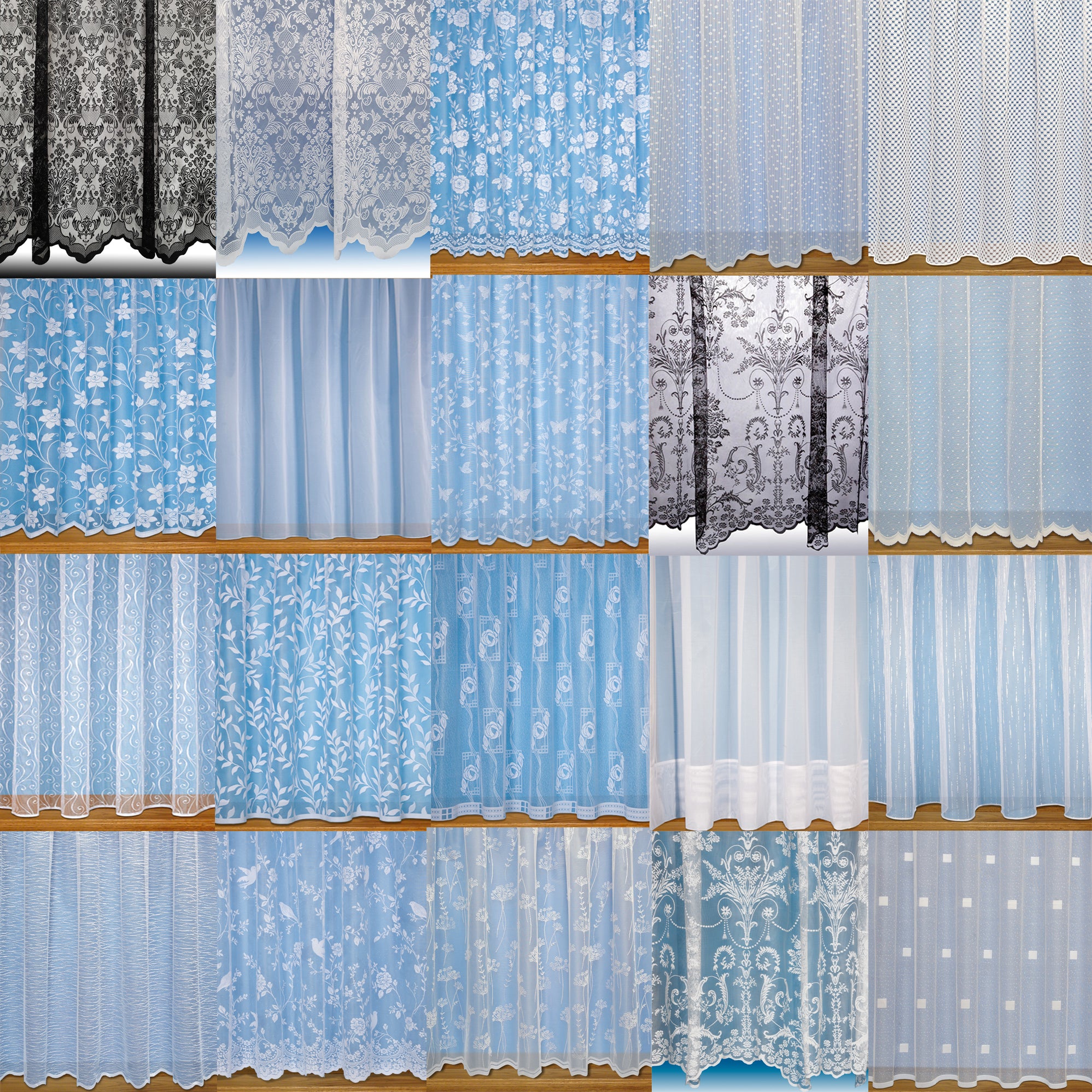 Net Curtain SAMPLES (Free Postage)