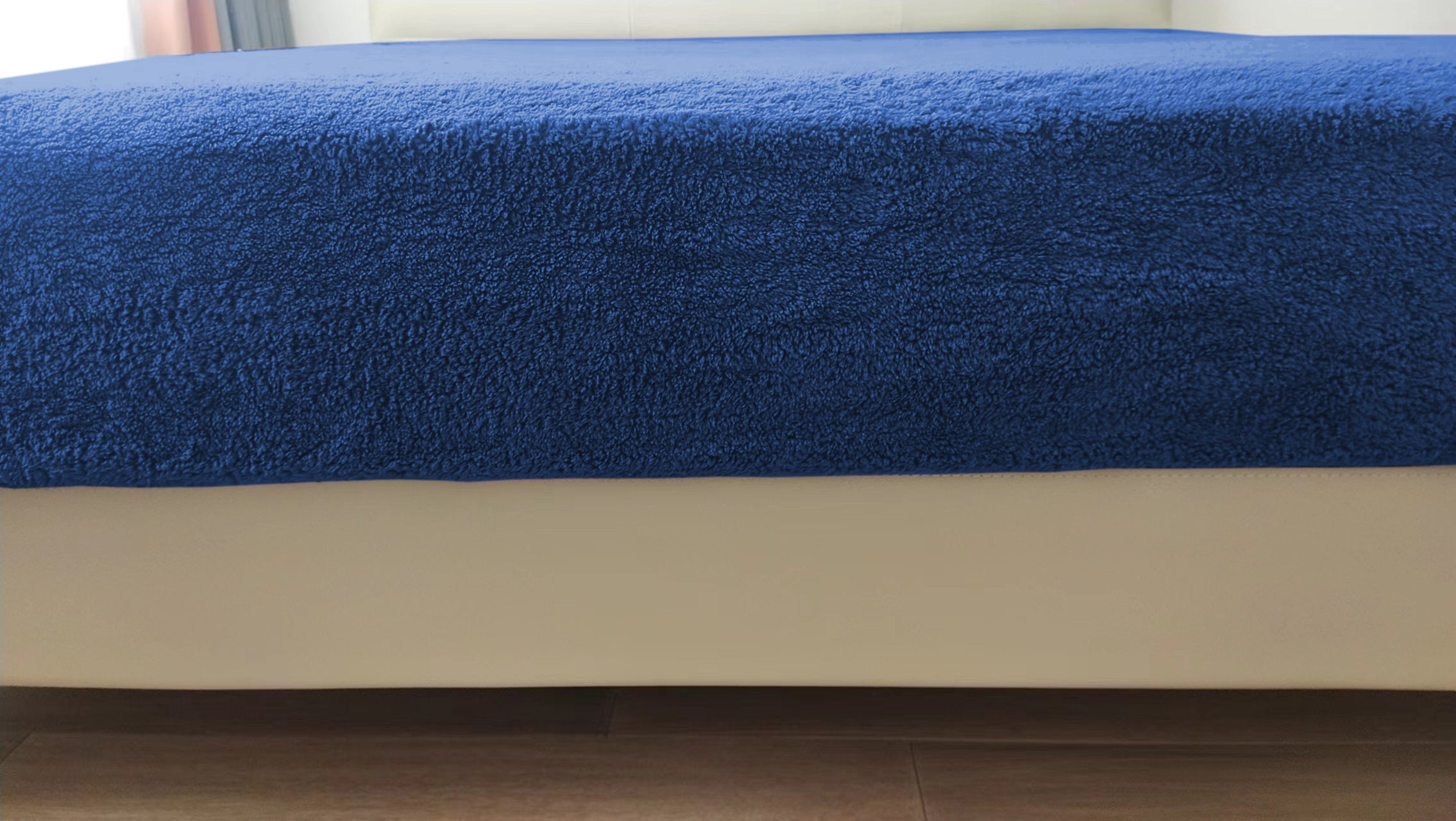 Teddy Fleece Fitted Sheet (Blue)
