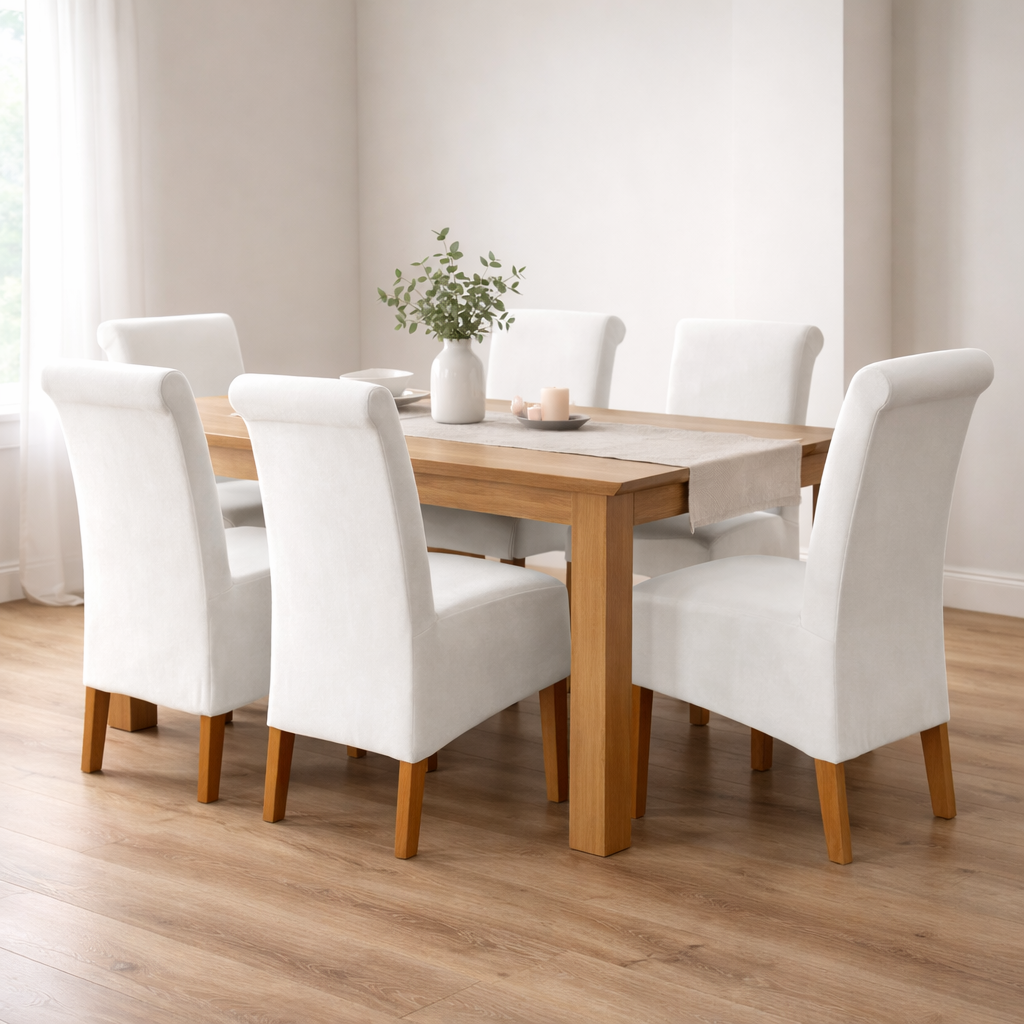 Stretch Velvet Dining Chair Covers (Multiple Colours)