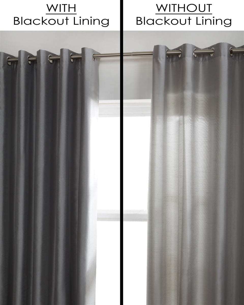 3 Pass Eyelet Top Ready Made Blackout Curtain Lining