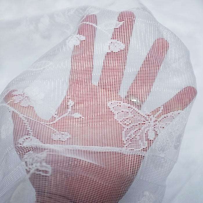 Butterfly Net Curtains (White)
