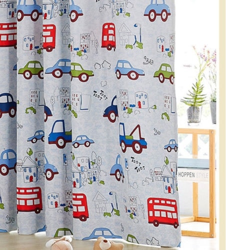 Cars Thermal Blockout Ready Made Eyelet Curtain Set