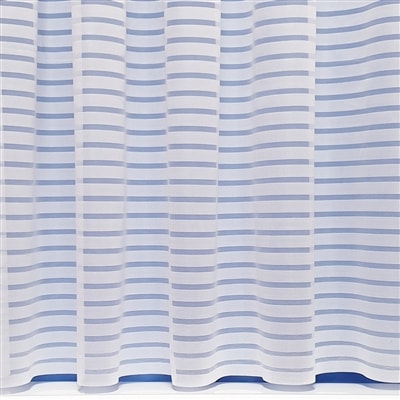 Paris Horizontal Stripe White Net Curtain