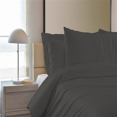 Plain Duvet Cover Bedding Set - Dark Grey