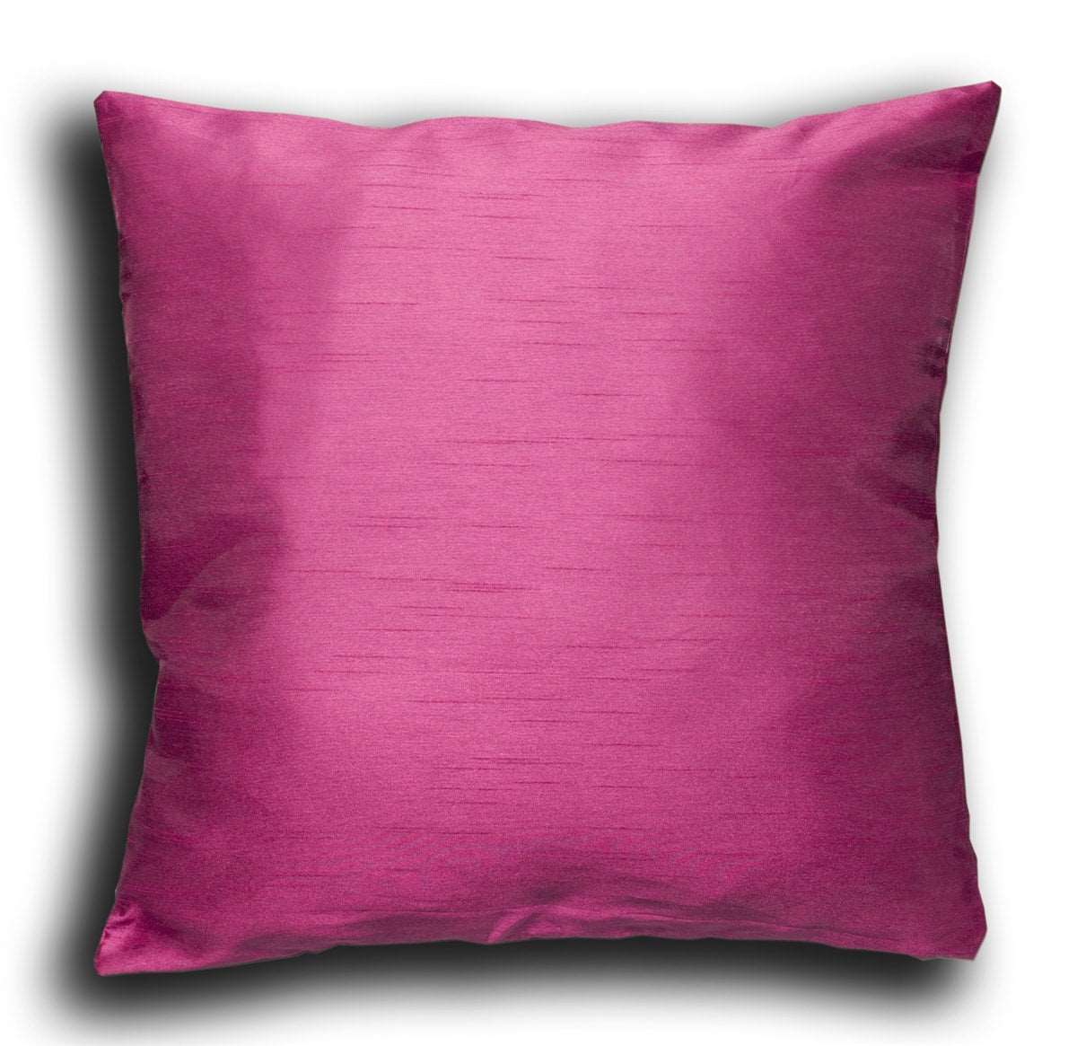 Faux Silk Tape Top Fully Lined Curtains (Fuchsia)