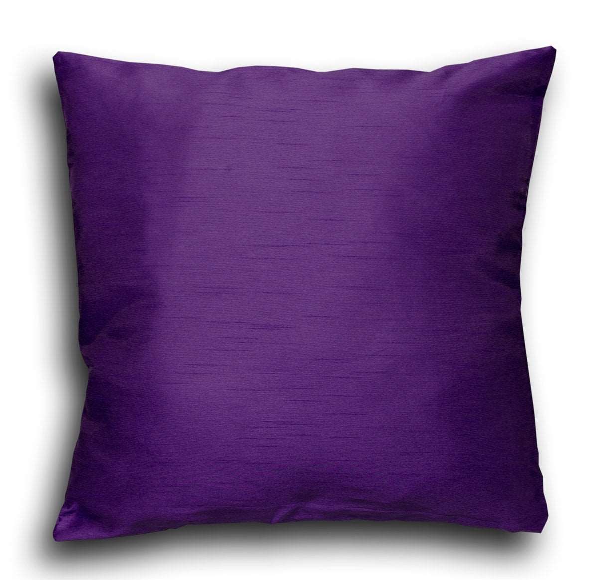 Faux Silk Eyelet Fully Lined Curtains (Aubergine )
