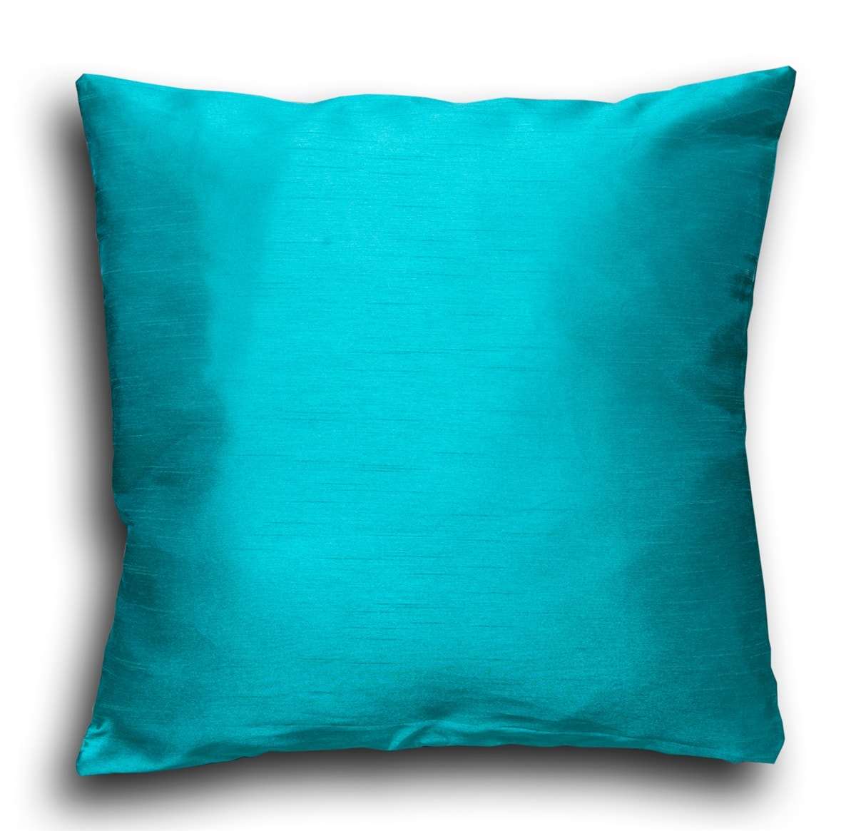Faux Silk Eyelet Fully Lined Curtains (Teal)