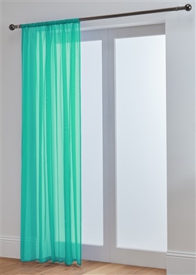 'Lucy' Pastel Green Slot Top Voile Panel