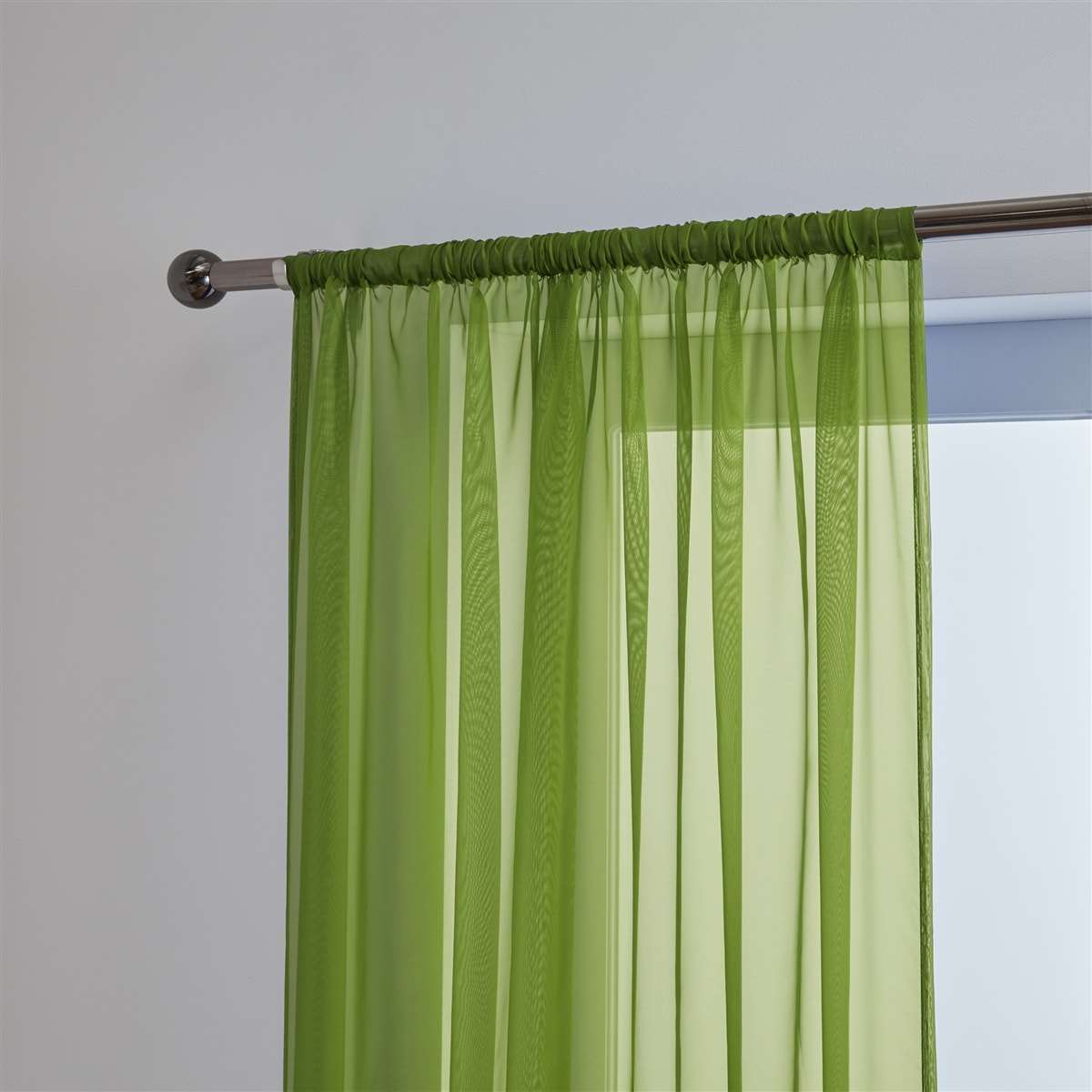 'Lucy' Lime Green Slot Top Voile Panel
