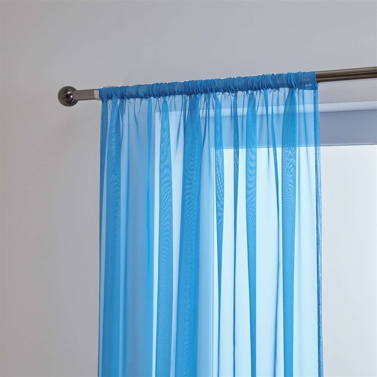 'Lucy Pair' Blue Slot Top Voile Panels