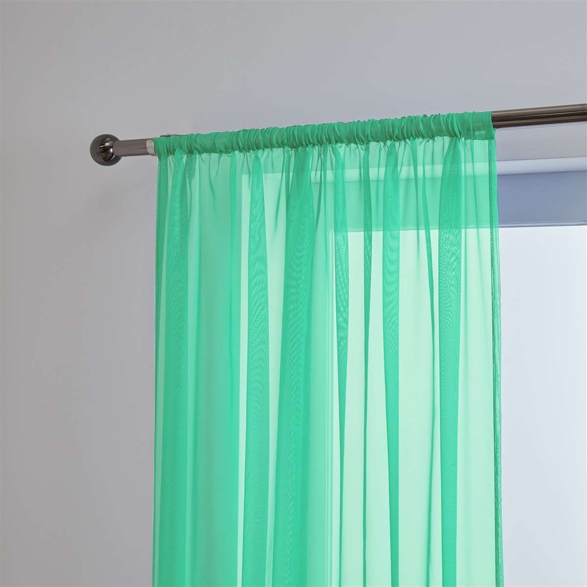 'Lucy Pair' Green Slot Top Voile Panels