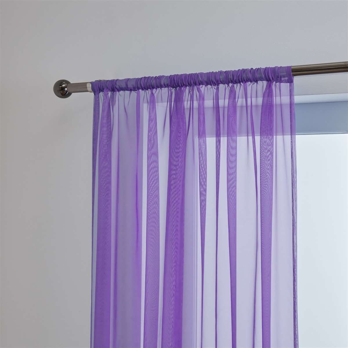 'Lucy Pair' Lilac Slot Top Voile Panels