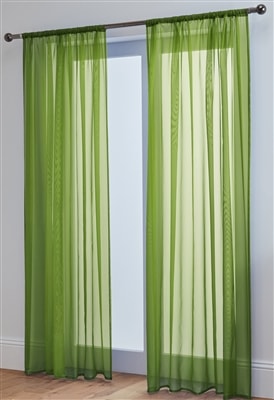 'Lucy Pair' Lime Slot Top Voile Panels