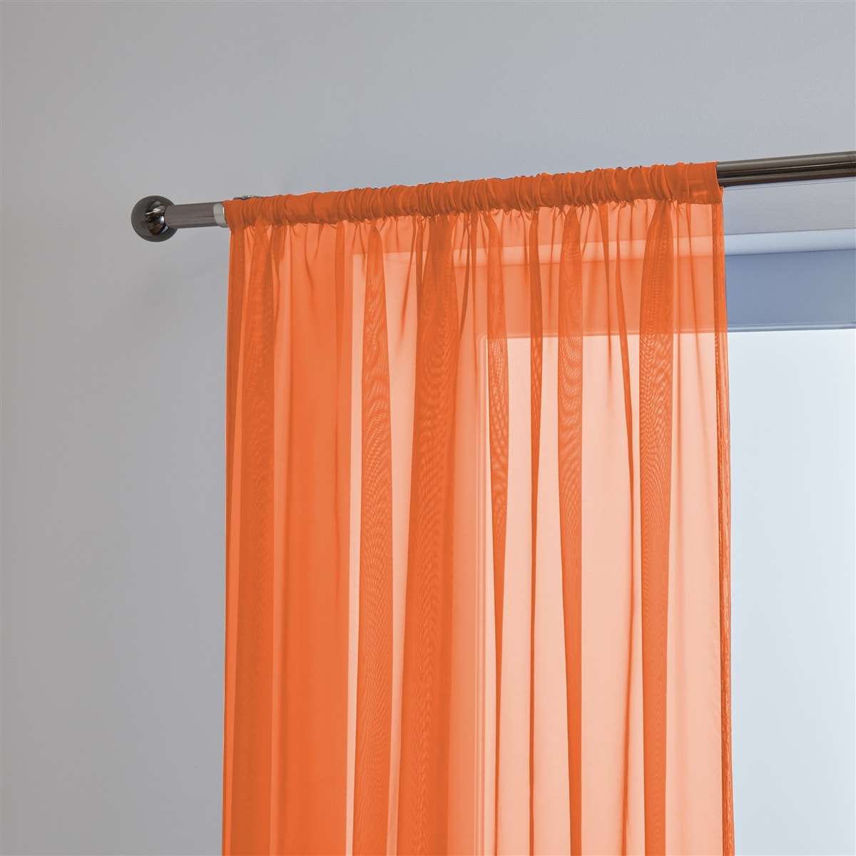 'Lucy Pair' Orange Slot Top Voile Panels