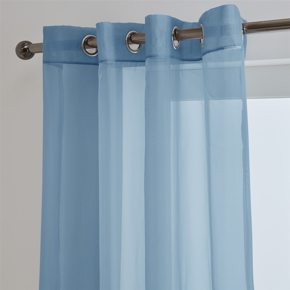'Lucy Pair' Blue Eyelet Ring Top Voile Panel