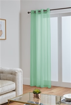 'Lucy' Green Eyelet Ring Top Voile Panel