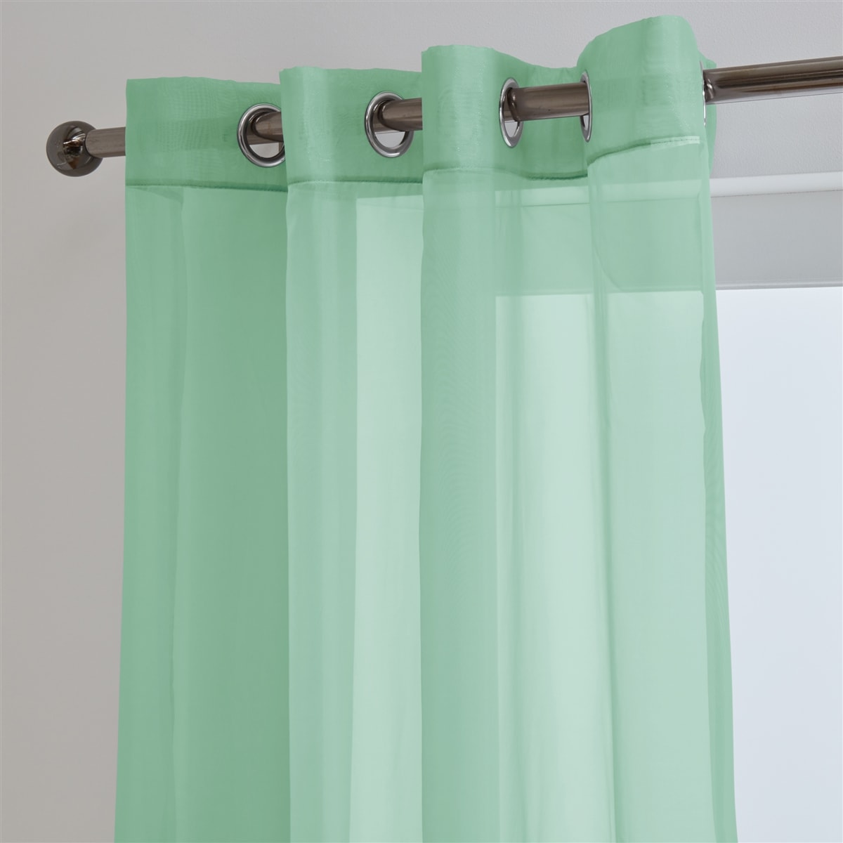 'Lucy Pair' Green Eyelet Ring Top Voile Panel