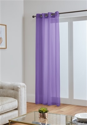 'Lucy' Lilac Eyelet Ring Top Voile Panel