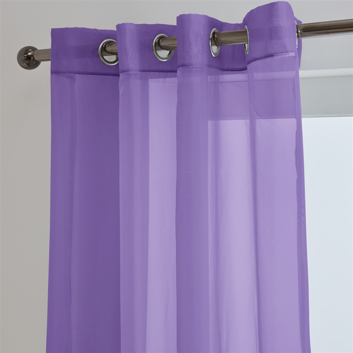 'Lucy Pair' Lilac Eyelet Ring Top Voile Panel