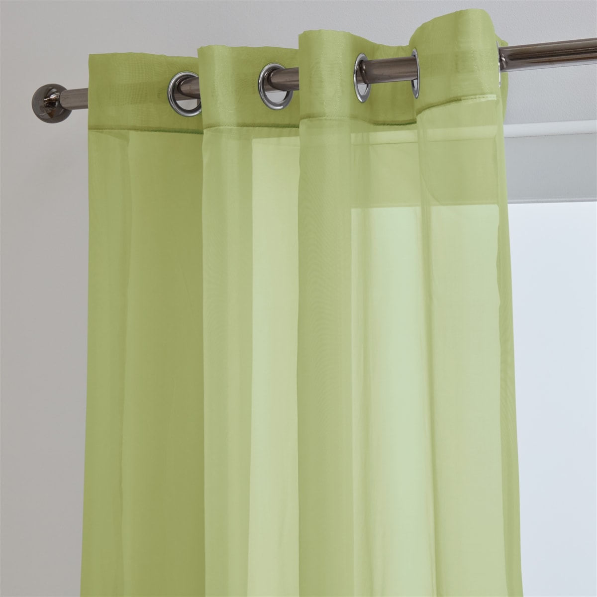 'Lucy Pair' Lime Eyelet Ring Top Voile Panel