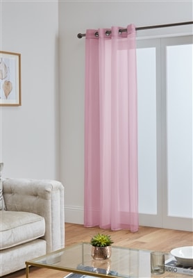 'Lucy' Pink Eyelet Ring Top Voile Panel