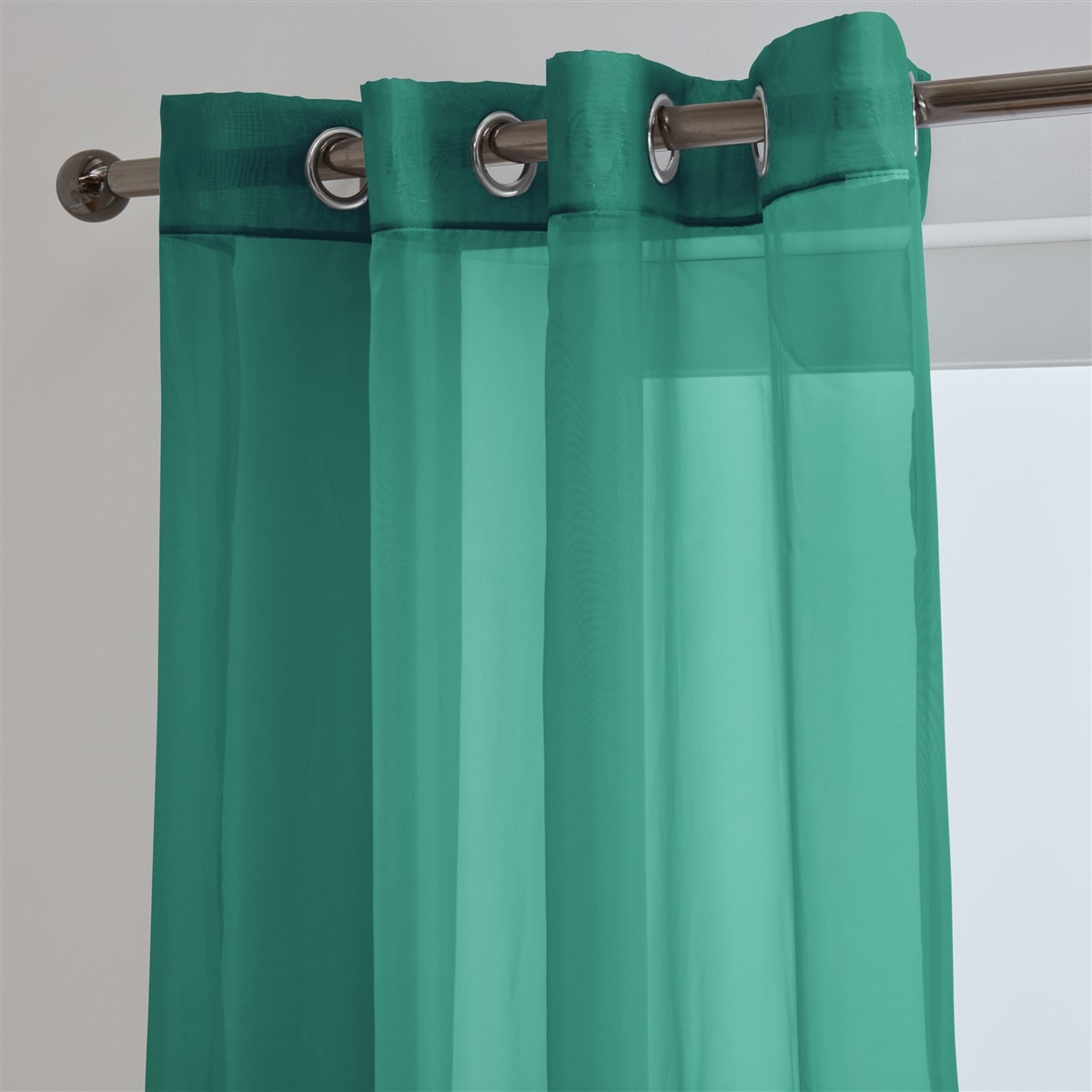 'Lucy Pair' Teal Eyelet Ring Top Voile Panel