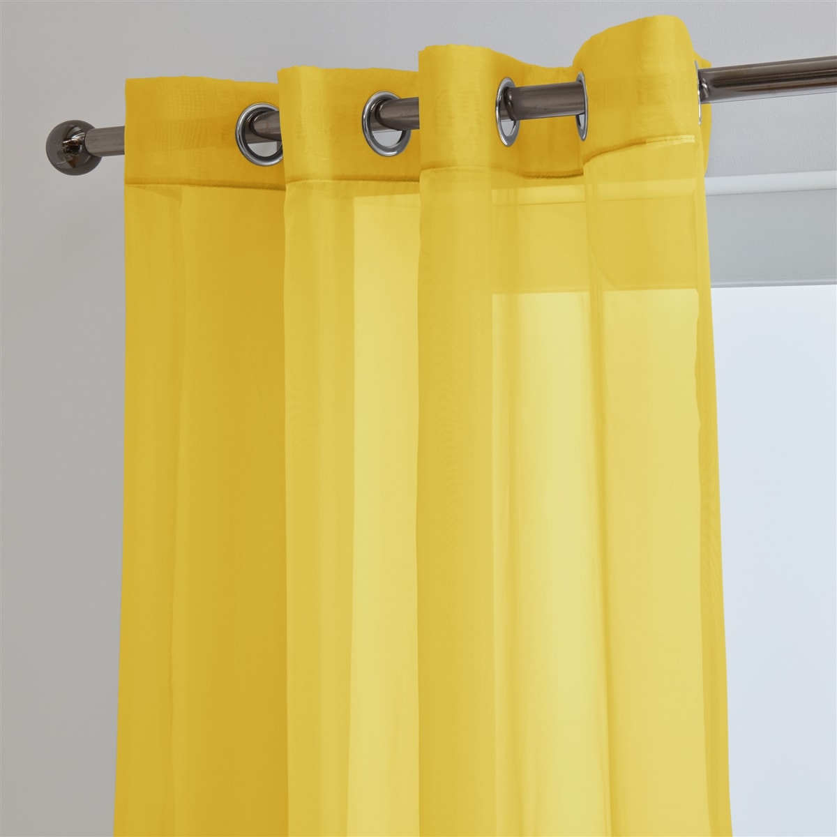 'Lucy Pair' Yellow Eyelet Ring Top Voile Panel