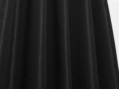 Mayfair Tape Top Lined Curtains (Black)
