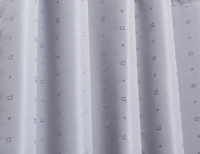 Mayfair Tape Top Lined Curtains (Silver)