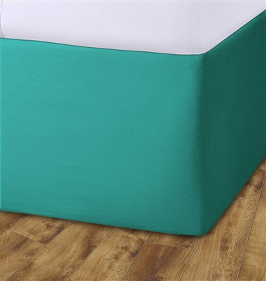 Elasticated Divan Bed Valance (Teal)