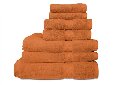100% Egyptian Cotton Bath Towels 600 GSM (Orange)