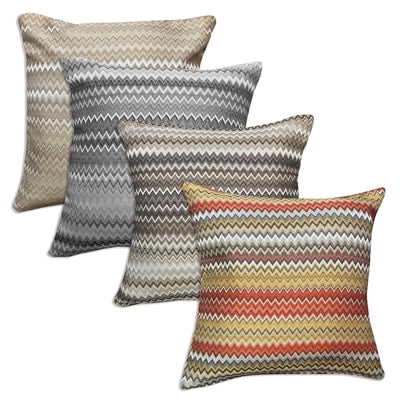 Geometric Zig Zag Scatter Cushions 18" x 18"