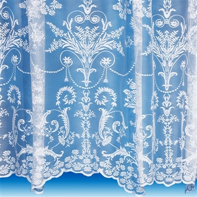 Victoria Lace Curtains (White)
