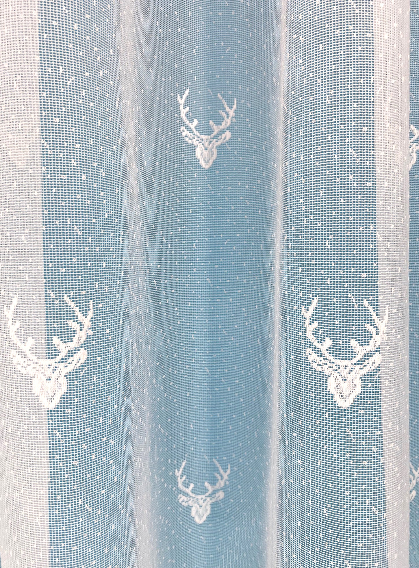 Balmoral Stag Design Net Curtains