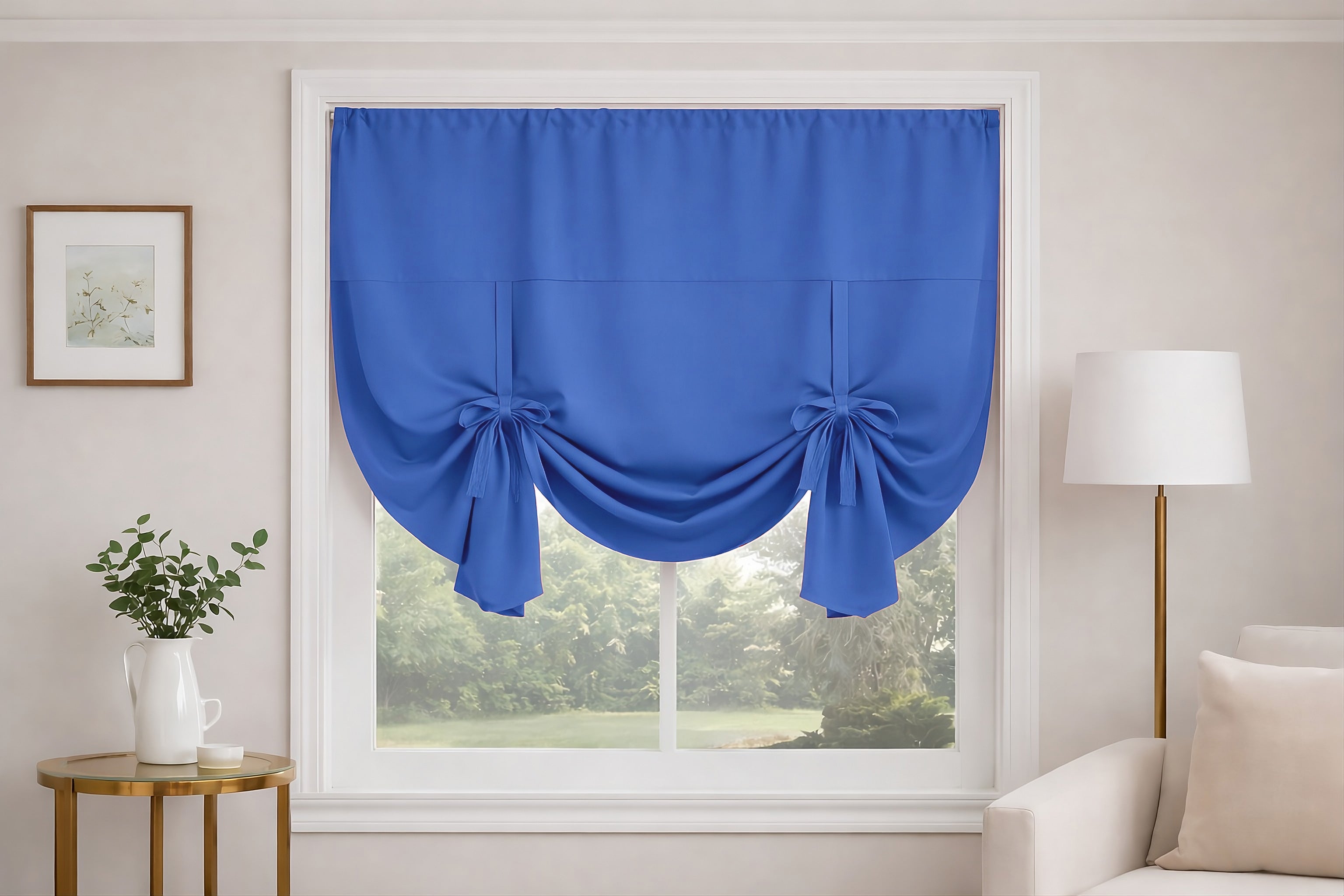 Thermal Blackout Tie Blinds 55" Wide