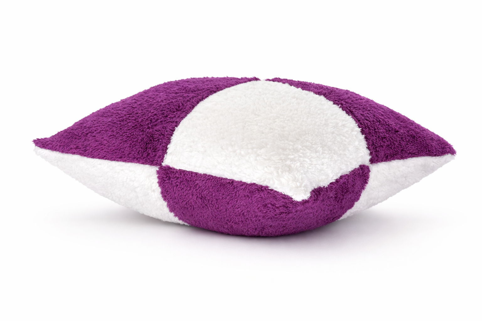 Teddy Fleece Square Check Cushion Covers (Multiple Colours, 45cm x 45cm)