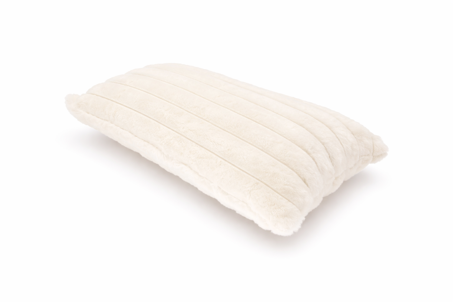 Ribbed Faux Fur Cushion Cover – Soft Plush Decorative Pillow (Multiple Colours and Sizes)