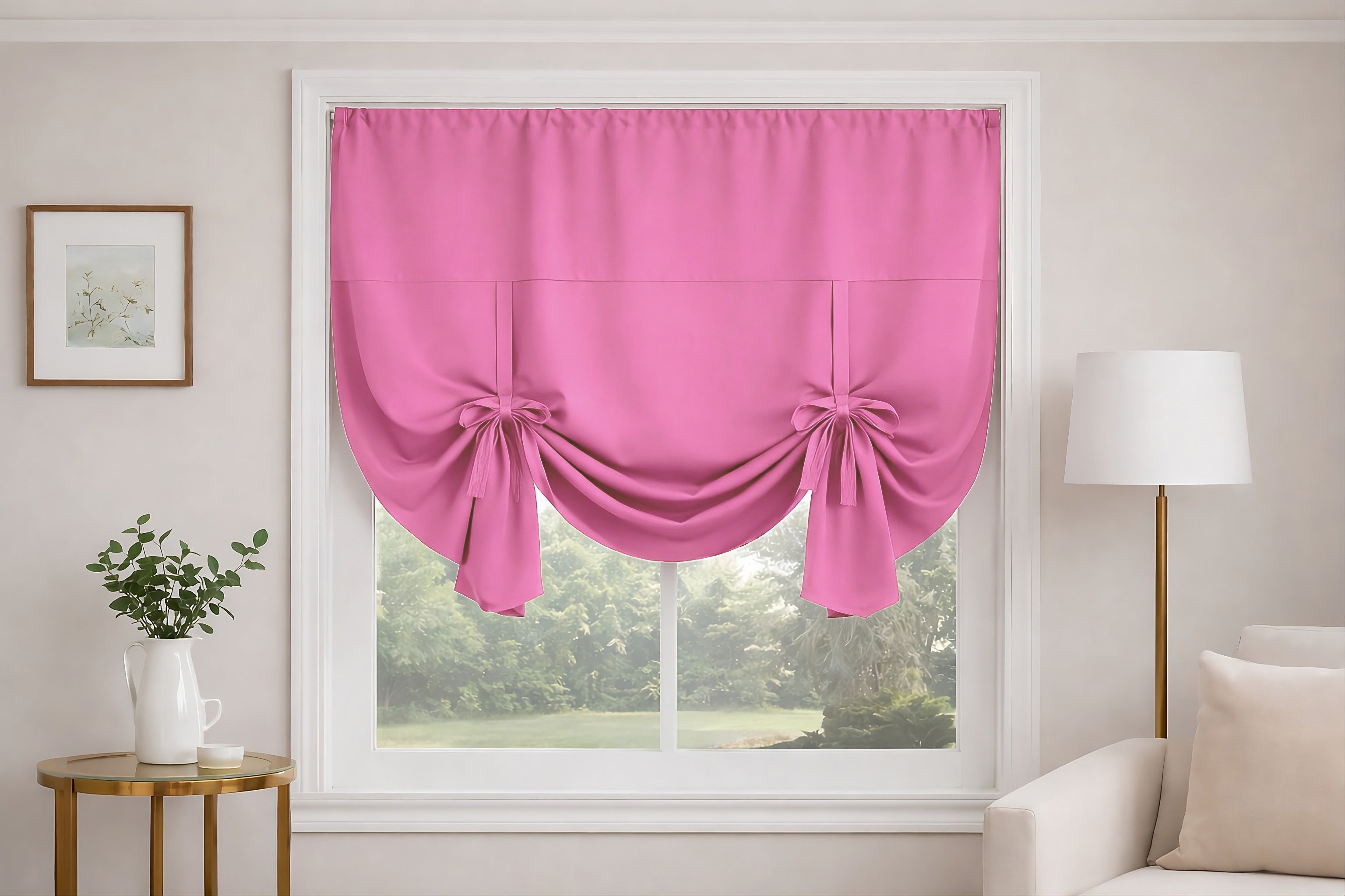 Thermal Blackout Tie Blinds 55" Wide