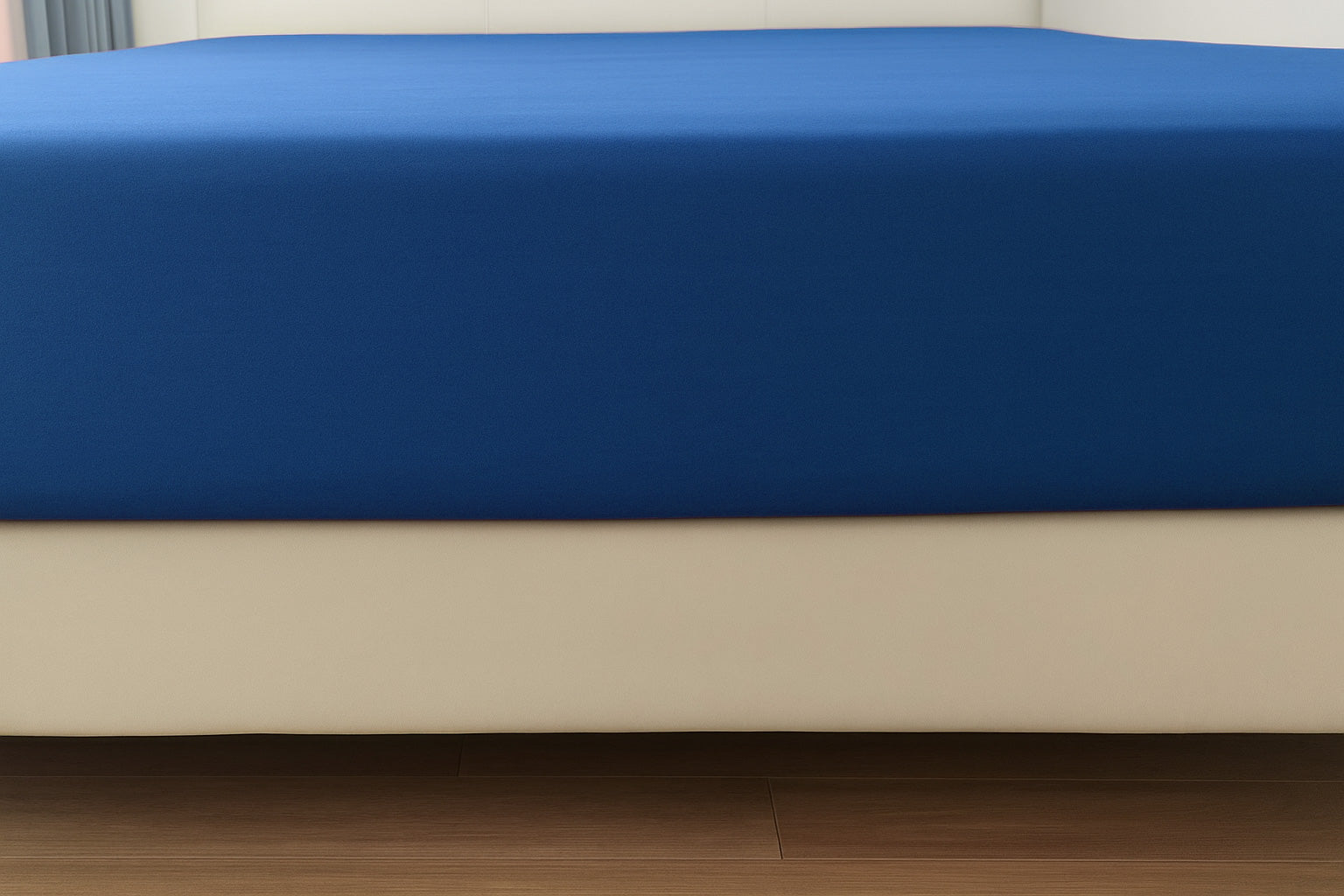 Microfibre Fitted Bed Sheet (Blue)