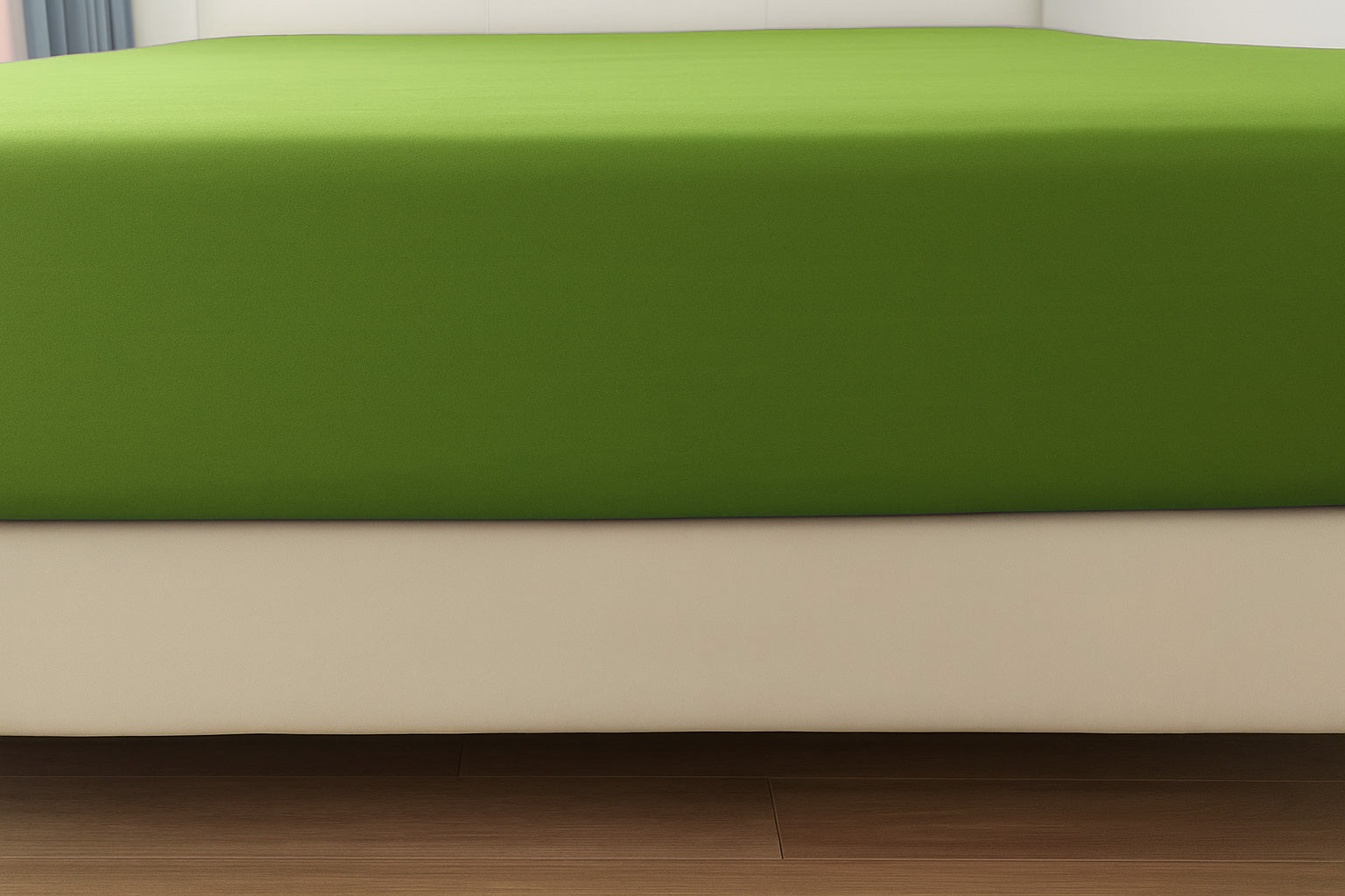 Microfibre Fitted Bed Sheet (Lime)